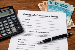 Rescisão por acordo: como funciona, quanto recebo e o que diz o art. 484-A da CLT
