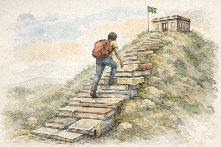 Concurso escada pode ser a melhor estratégia para quem nasceu pobre no Brasil