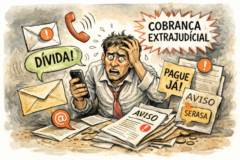 O que é cobrança extrajudicial e quando ela pode virar problema